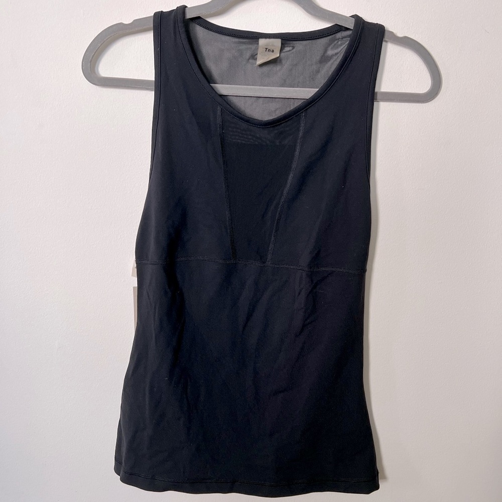 Aritzia Tna NWT Globe Tank w/ mesh detail